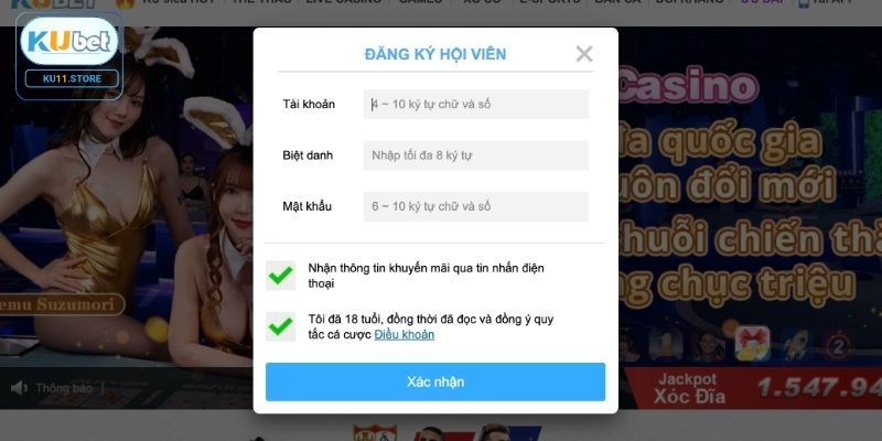 Quy Trình Đăng Ký Kubet11 Từ A-Z Dành Cho Người Mới Thao tác truy cập link đăng ký Kubet11 uy tín